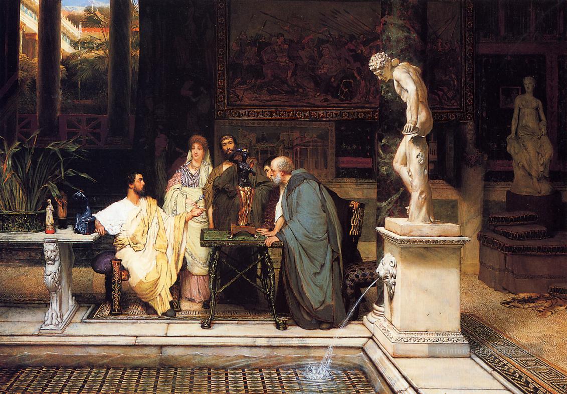 Un Roman Art Lover2 Romantique Sir Lawrence Alma Tadema Peintures à l'huile